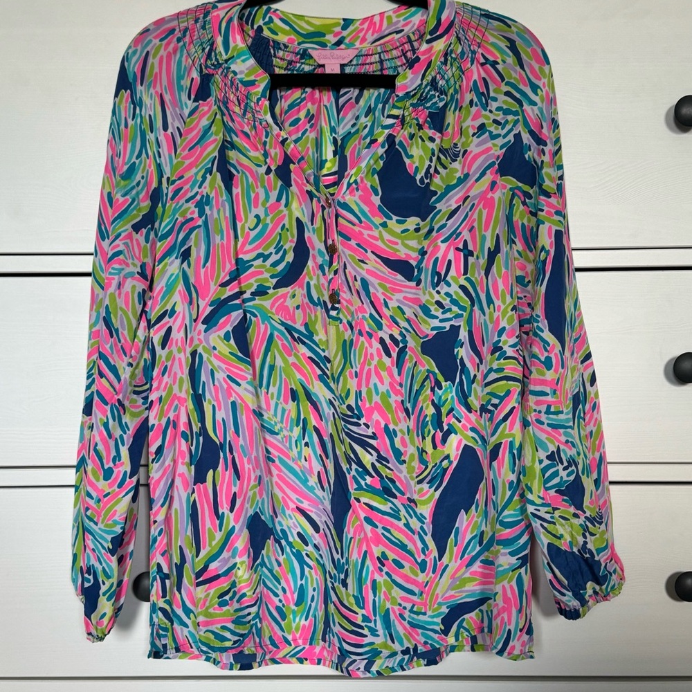 Lilly Pulitzer Elsa Silk Top